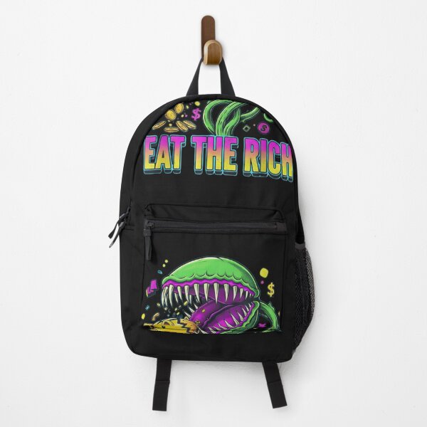 Item preview, Eat The Rich Venus Flytrap Retro 90s Aesthetic - Anti-Capitalist Piggy Bank Surreal Horror Graphic Tee designed and sold by ZyxDes.