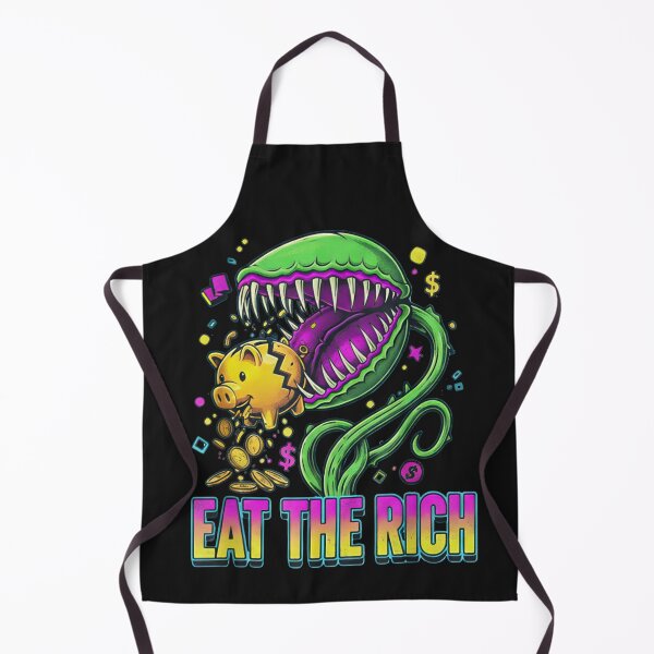 Item preview, Eat The Rich Venus Flytrap Retro 90s Aesthetic - Anti-Capitalist Piggy Bank Surreal Horror Graphic Tee designed and sold by ZyxDes.