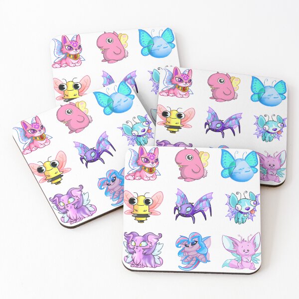 Item preview, Neopets Faerie PetPets Sticker 9-Pack - Version 1 designed and sold by Neopian Eagle.