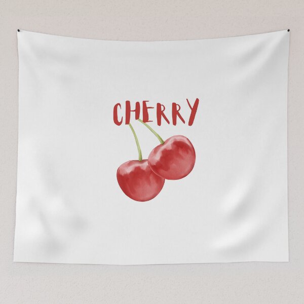 Item preview, Sweet Cherry Illustration – Cute Red Fruit Aesthetic Art designed and sold by Joy & Thread.