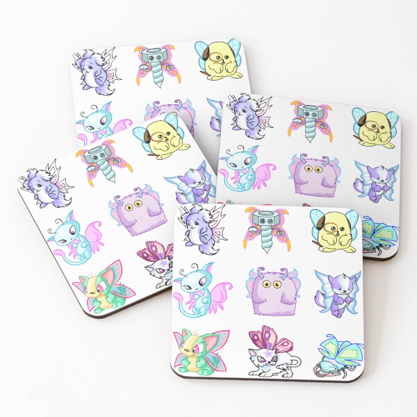 Item preview, Neopets Faerie PetPets Sticker 9-Pack - Version 2 designed and sold by Neopian Eagle.