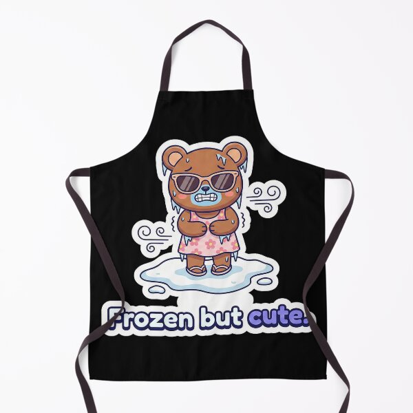 Item preview, Sassy Freezing Bear "Frozen but cute" Sticker designed and sold by Sassy Cult.