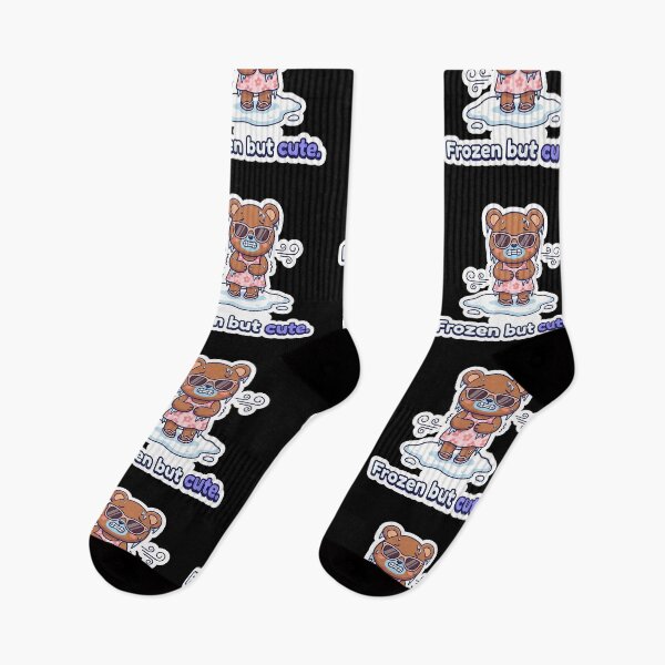 Item preview, Sassy Freezing Bear "Frozen but cute" Sticker designed and sold by Sassy Cult.