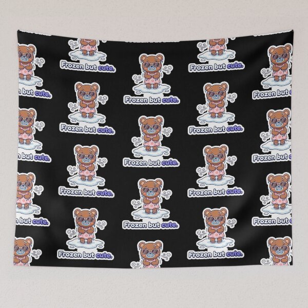 Item preview, Sassy Freezing Bear "Frozen but cute" Sticker designed and sold by Sassy Cult.