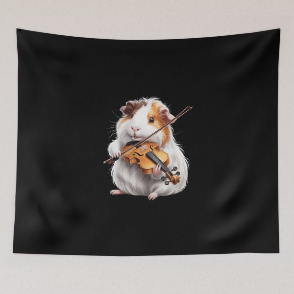 Item preview, Guinea Pig Plays Violin designed and sold by jkrphoto.