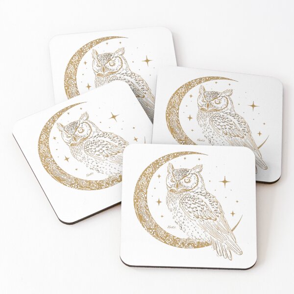 Item preview, Moon Owl — Celestial Wisdom designed and sold by lunadesignsmoon.