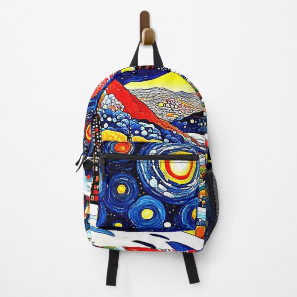 Item preview, Starry night over wintry landscape designed and sold by George Hutton Hunter.