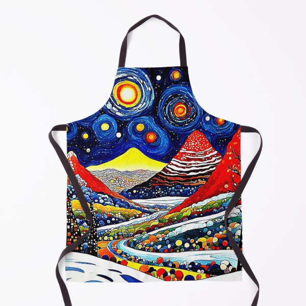 Item preview, Starry night over wintry landscape designed and sold by George Hutton Hunter.