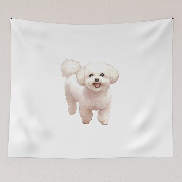 Artikelvorschau, Fröhlicher Bichon Frisé entworfen und verkauft von SMARTKIT  DESIGNAGENCY.