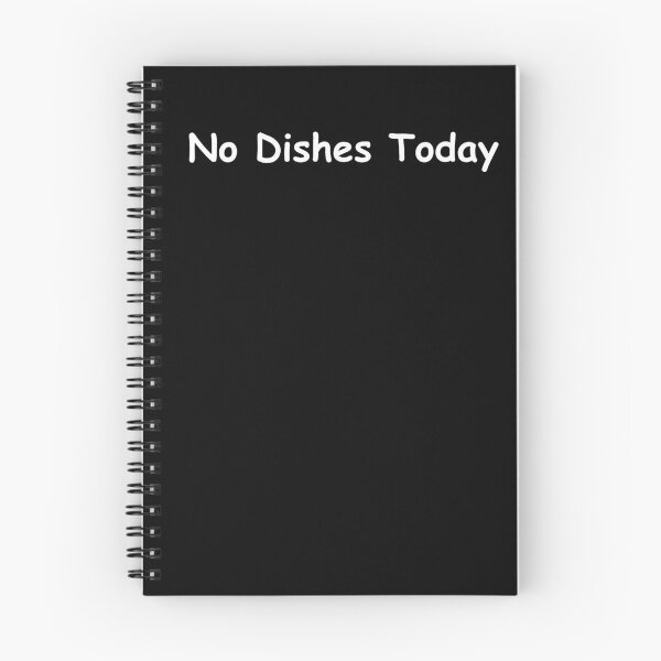 Item preview, No Dishes Today – Funny Kitchen Quote | Sarcastic Household Humor Design designed and sold by adjamine.