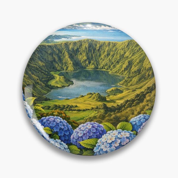 Item preview, Caldeira do Faial with Pico in Sight designed and sold by OneClick-Azores.