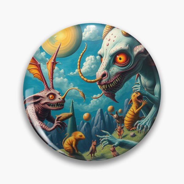 Artikelvorschau, Eine magische Kubismus-Welt voller fantastischer Kreaturen und surrealer Farben, pure Fantasy Art entworfen und verkauft von FotoworldEdel.