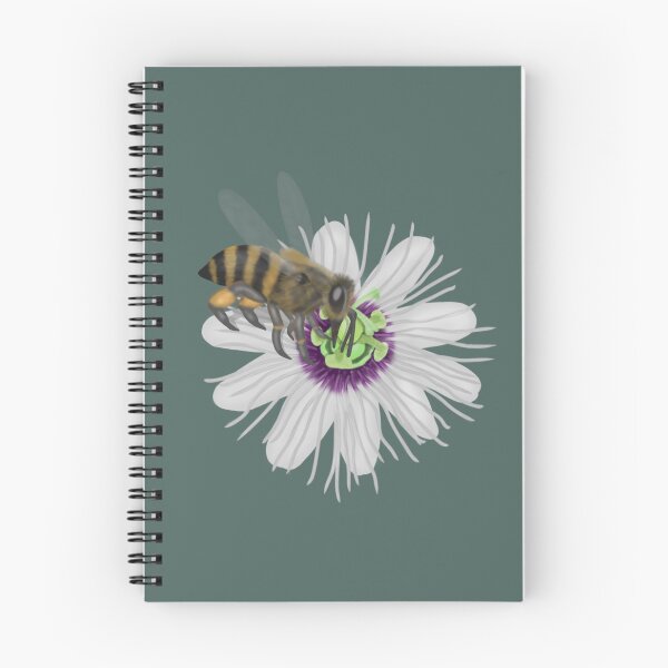 Item preview, Bee on passion flower designed and sold by Daniel Vasco.