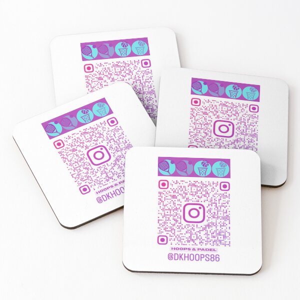 Artikelvorschau, Hoops & Padel QR Code entworfen und verkauft von DK Hoops.
