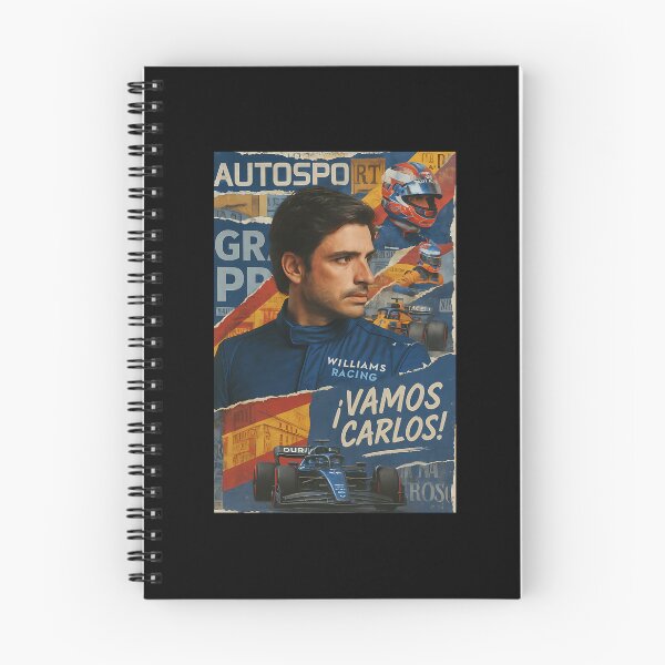 Item preview, Carlos Sainz F1 Collage Art - Torn Magazine Style designed and sold by SADIDER.