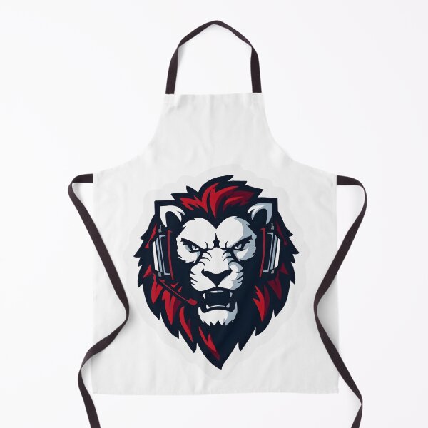 Item preview, Gaming Lion Sticker with Headset designed and sold by Kavya Art.