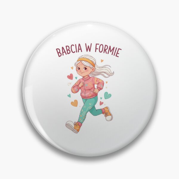 Item preview, Babcia Biegaczka – Energia Nie Ma Wieku designed and sold by LaurannaDesign.