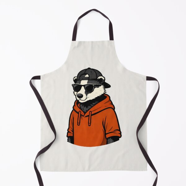 Item preview, Badger in Hoodie Minimalist Character Illustration designed and sold by Ombrya.