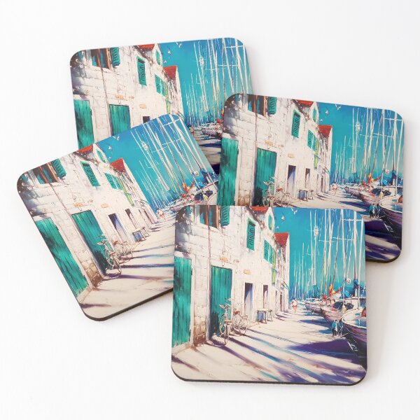 Item preview, Midday at the Marina designed and sold by The Imaginary Artist .