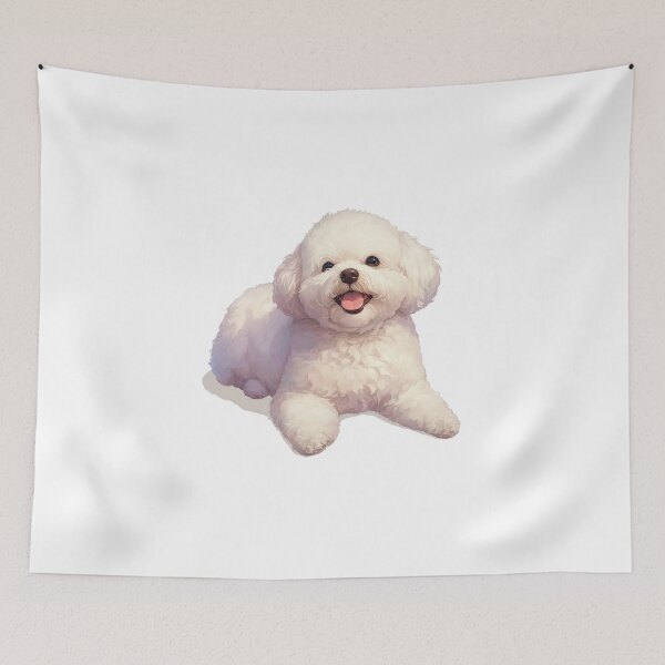Artikelvorschau, Fröhlicher Bichon Frisé entworfen und verkauft von SMARTKIT  DESIGNAGENCY.