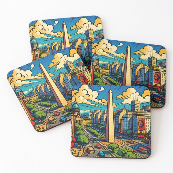 Item preview, Buenos Aires, city | Comics stylCartoone -  designed and sold by ComicsFactory.