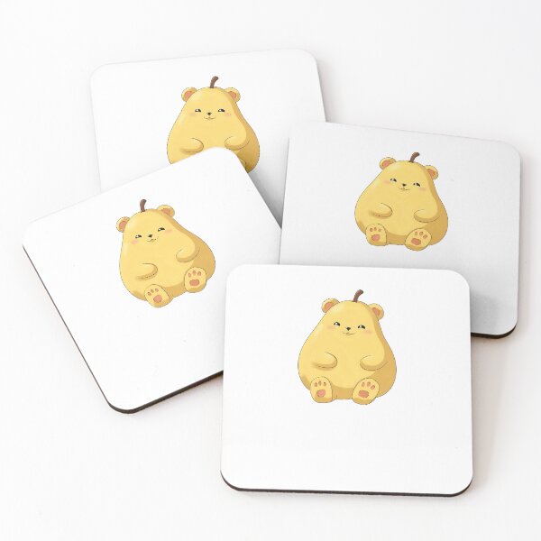 Item preview, TeddyPear- cute Pear Teddy Bear Fruit Pun Illustration designed and sold by RokaWorld.