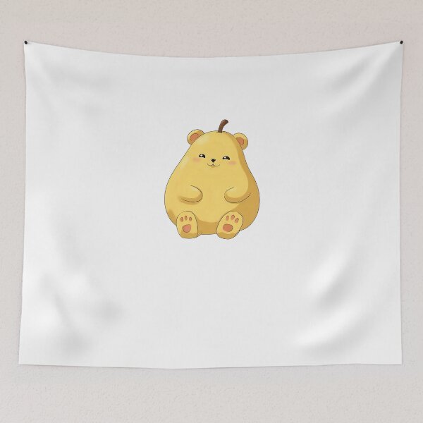 Item preview, TeddyPear- cute Pear Teddy Bear Fruit Pun Illustration designed and sold by RokaWorld.