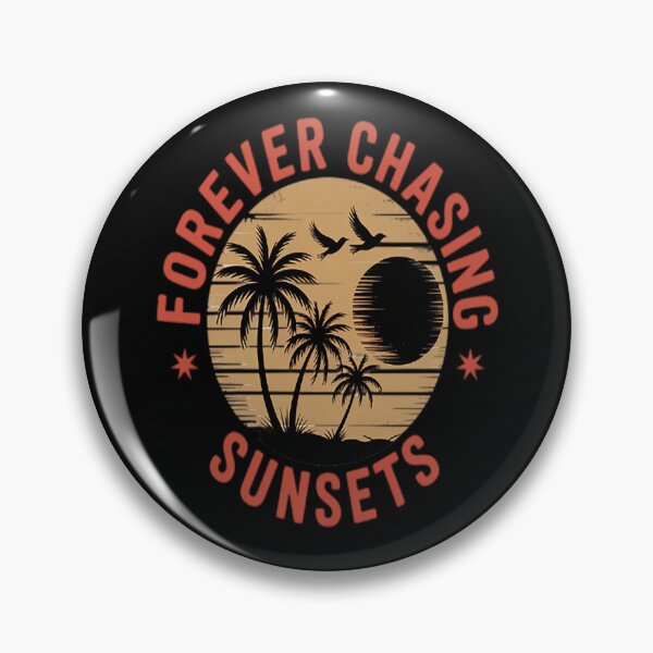 Item preview, Forever Chasing Sunsets Summer Sunset Beach Vacation designed and sold by CottonCandyPrin.