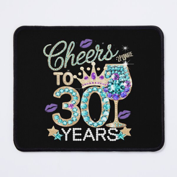 Item preview, Cheers To 30 Years Old Women 30th Birthday Party  designed and sold by DigitaldeligArt.