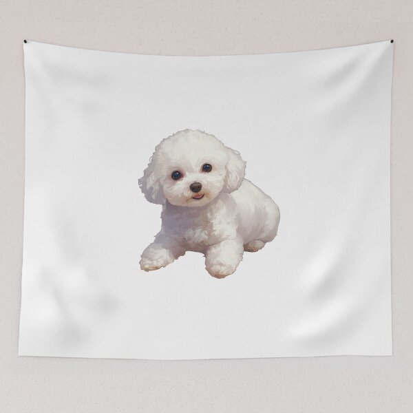 Artikelvorschau, Fröhlicher Bichon Frisé entworfen und verkauft von SMARTKIT  DESIGNAGENCY.
