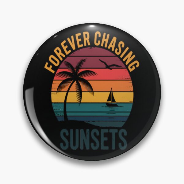 Item preview, Forever Chasing Sunsets Summer Sunset Beach Vacation designed and sold by CottonCandyPrin.
