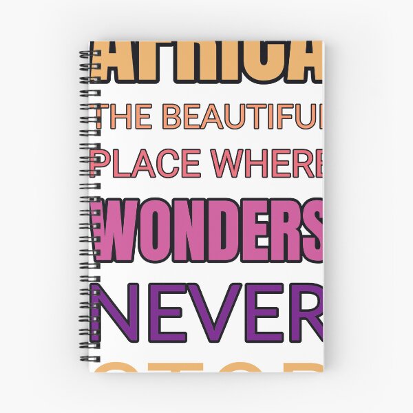 Item preview, Africa The Beautiful Place Where Wonders Never Stop designed and sold by TheIconSmith.