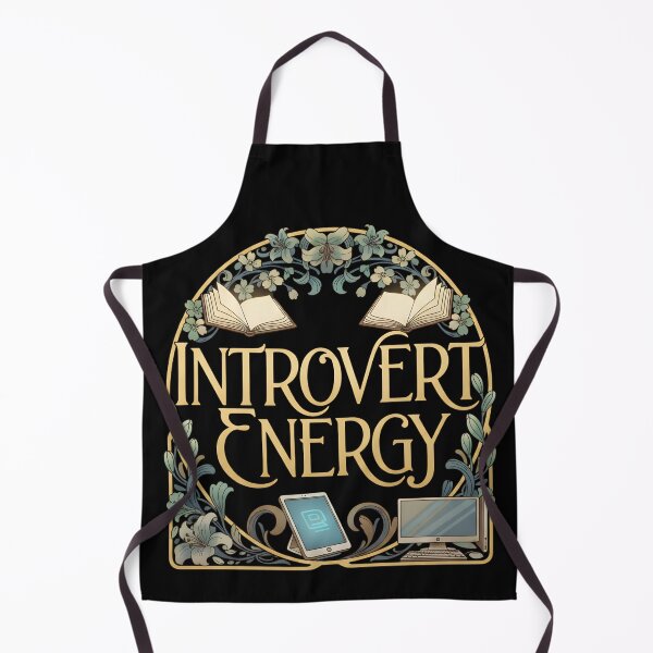 Item preview, INTROVERT ENERGY bookworm stay at home love silence books reading own projects side hustles designed and sold by Jt41.