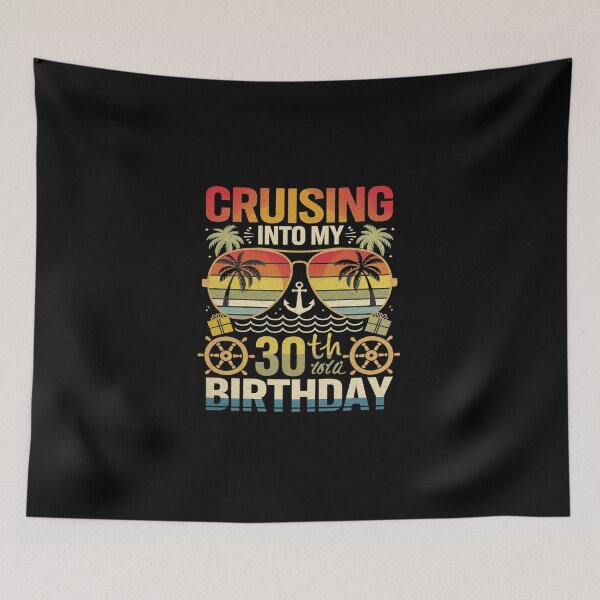 Item preview, Cruising Into My 30th Birthday Cruise 30 Year Old  designed and sold by DigitaldeligArt.