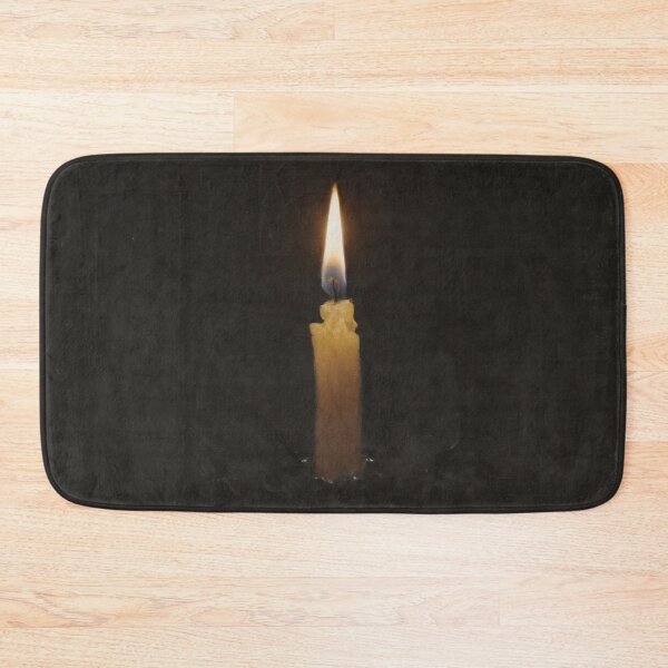 Item preview, Solitary Candle in Darkness – Symbol of Mortality and Silence designed and sold by Visualynx.
