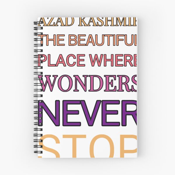 Item preview, Azad Kashmir The Beautiful Place Where Wonders Never Stop designed and sold by TheIconSmith.
