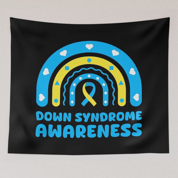 Item preview, Down syndrome awareness rainbow  designed and sold by TashaVector.