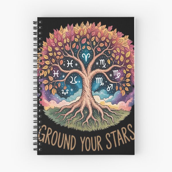 Item preview, Ground Your Stars Celestial Roots Zodiac Harmony designed and sold by HaiharryCartoon.