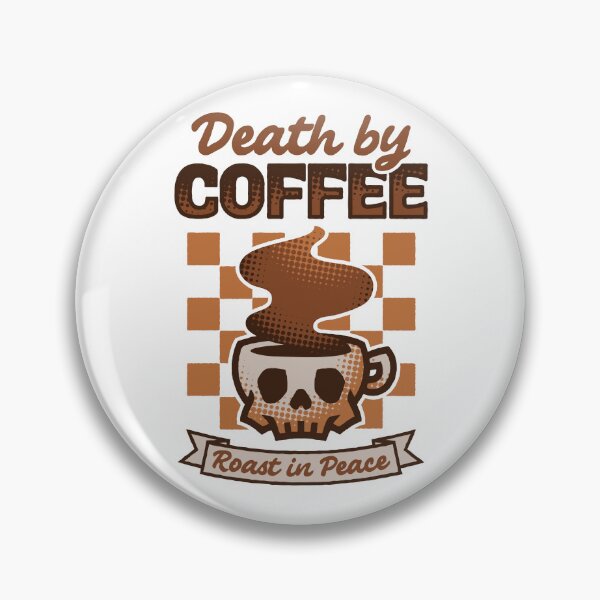 Item preview, Death by Coffee Retro designed and sold by wolfkin-design.