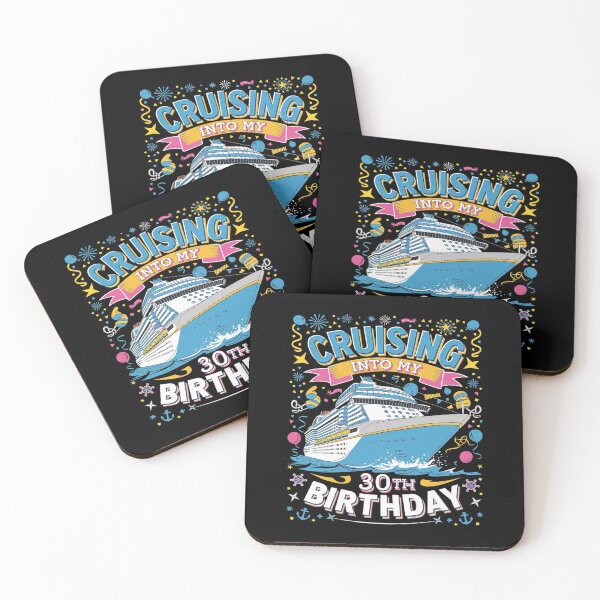 Item preview, Cruising Into My 30th Birthday Party, Cruise Theme Birthday  designed and sold by DigitaldeligArt.
