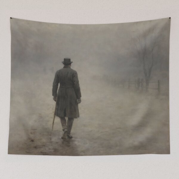 Item preview, Walking Into Nothingness – Existential Loneliness in Fog designed and sold by Visualynx.
