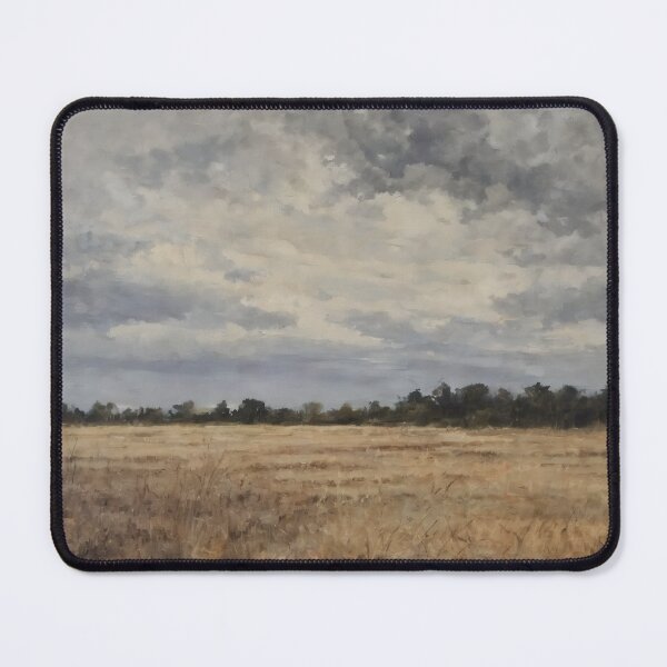 Item preview, Empty Field Under Heavy Sky – Silence Without Hope designed and sold by Visualynx.