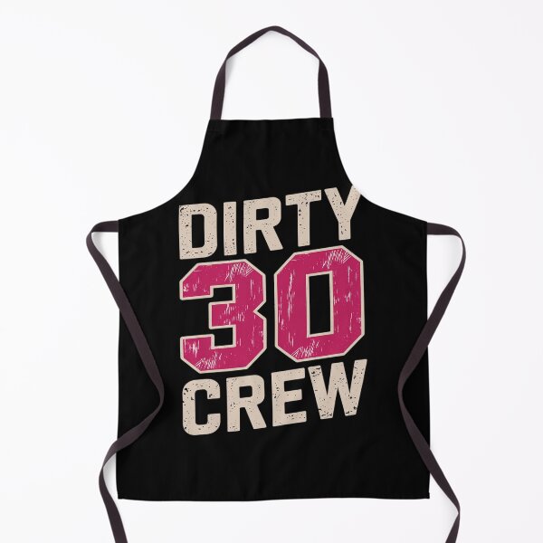 Item preview, Dirty 30 Crew - 30th Birthday Squad, White and Pink designed and sold by DigitaldeligArt.