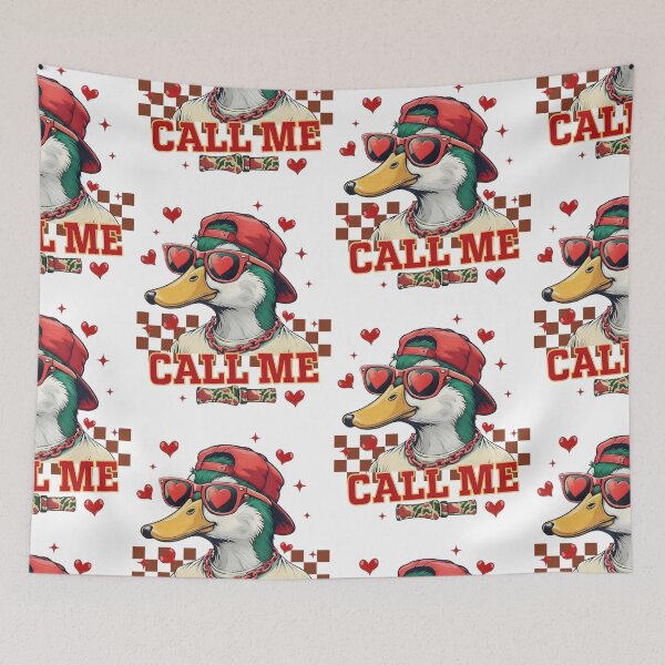 Item preview, Call Me Valentine's Day Duck Lover designed and sold by Belhbib Art ⭐⭐⭐⭐⭐.