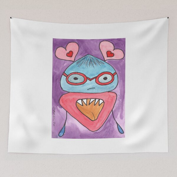 Item preview, Alien World, Monster-Heart, Alien Welt, Monster-Herz designed and sold by Anke‘s Bazaar.