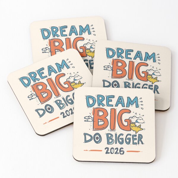 Item preview, Dream Big Do Bigger 2026 Motivational Quote designed and sold by DavidTeeStudio.