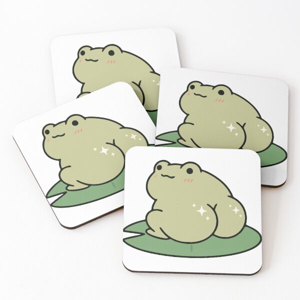 Item preview, Thicc Frog Butt on Lilypad - Cute Kawaii Cottagecore Meme designed and sold by Nasoohhassan.