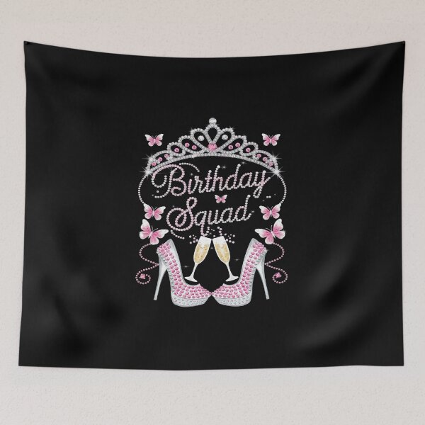 Item preview, Entourage birthday squad girls' crown heels  designed and sold by DigitaldeligArt.
