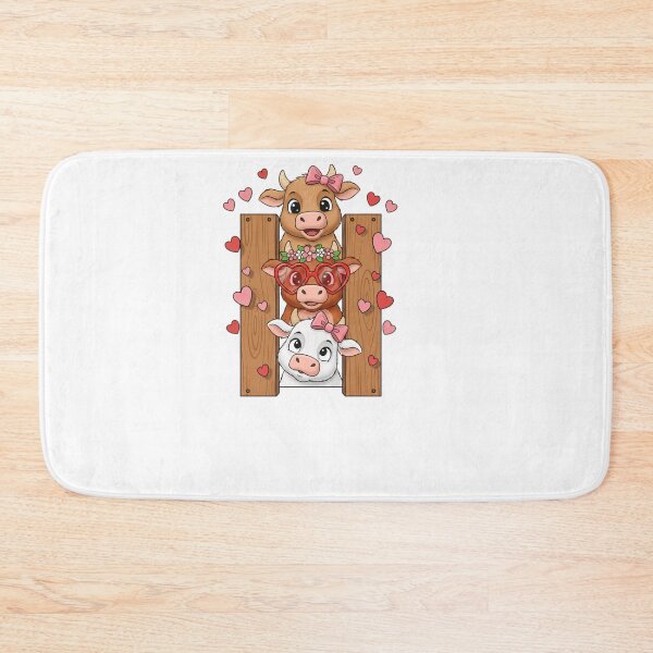 Item preview, Three Cows Valentine's Day Cow Lover designed and sold by Belhbib Art ⭐⭐⭐⭐⭐.