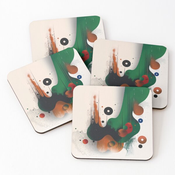Item preview, Synthesis in Emerald & Rust designed and sold by The Imaginary Artist .